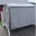 Klant imago Zonweringstof en decoratiestof Toldo Grijs - 160 cm