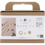 Mini DIY Kit Sieraden, ketting en oorbellen met kristallen