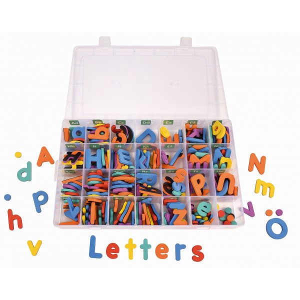 Magnetische letters in verschillende kleuren 248 st