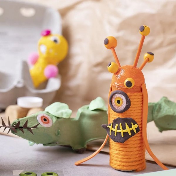 Maxi DIY Mix Grappige Monsters, gemengde kleuren Maxi DIY Mix Grappige Monsters, gemengde kleuren