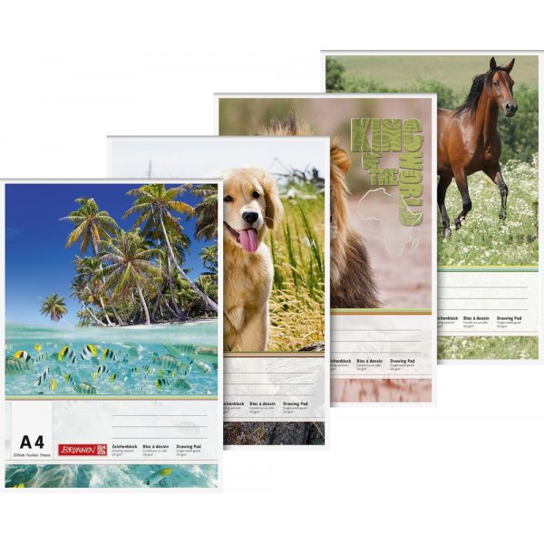 Tekenblok - A4 (20 pagina's) - dieren