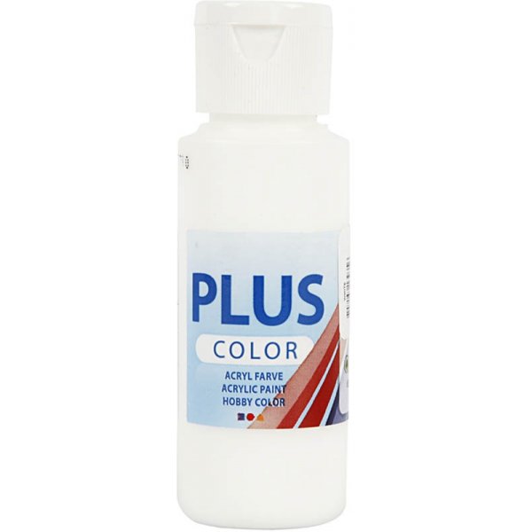 Plus Color Hobbyverf - wit - 60 ml