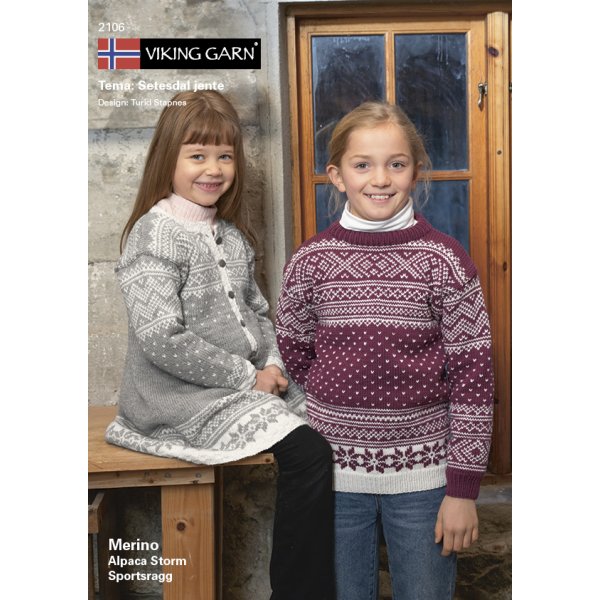 Patrooncatalogus Viking Setesdal Girl (2106) - Merino