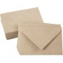 Gerecyclede envelop - naturel - 7,8 x 11,5 cm - 50 st