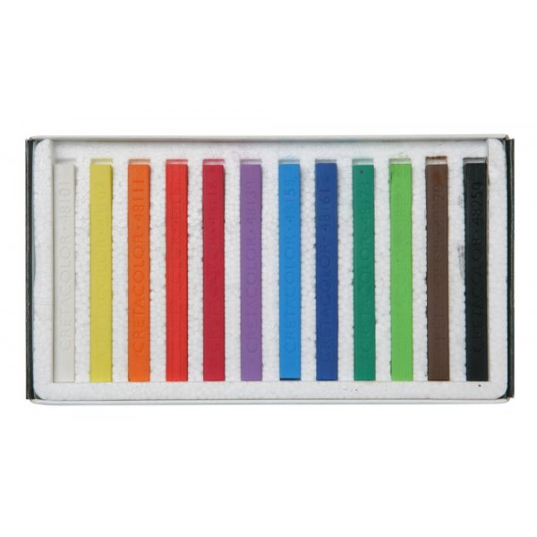 Cretacolor Carre pastelset - Starterset (12 kleurpotloden)