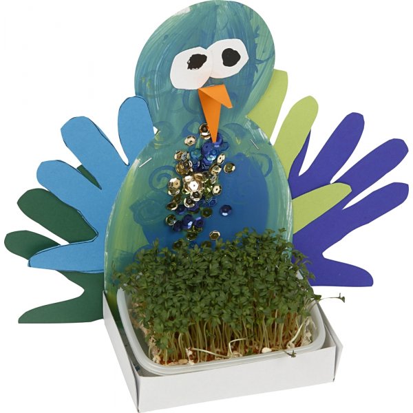 Figuurvormige kweekdozen - wit - 6 st