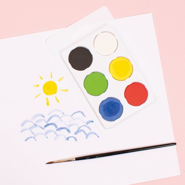 Kleurenpalet voor � 30 mm - 6-vaks - 10 st