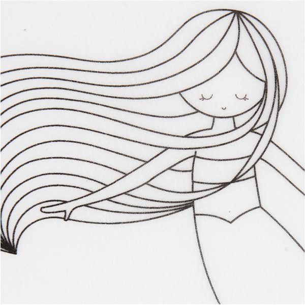 Krimpfolie met motief - mat transparant - Zeemeermin - 4 vellen Krimpfolie met motief - mat transparant - Zeemeermin - 4 vellen