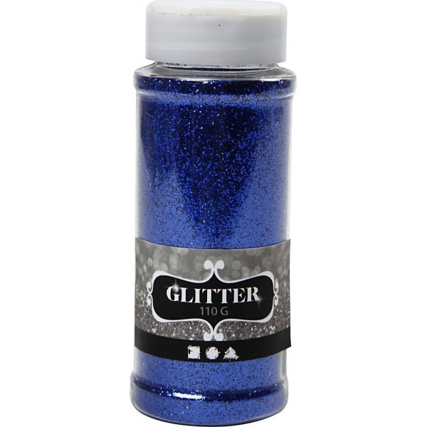 Glitter - blauw - 110 gr