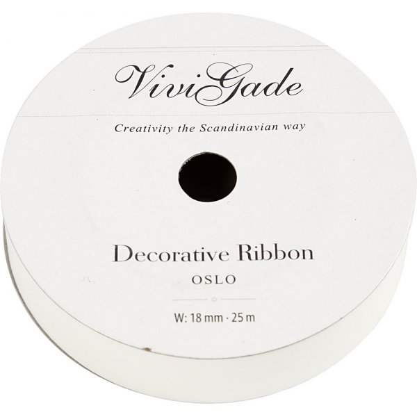 Cadeaulint - wit - mat - 25 m Cadeaulint - wit - mat - 25 m