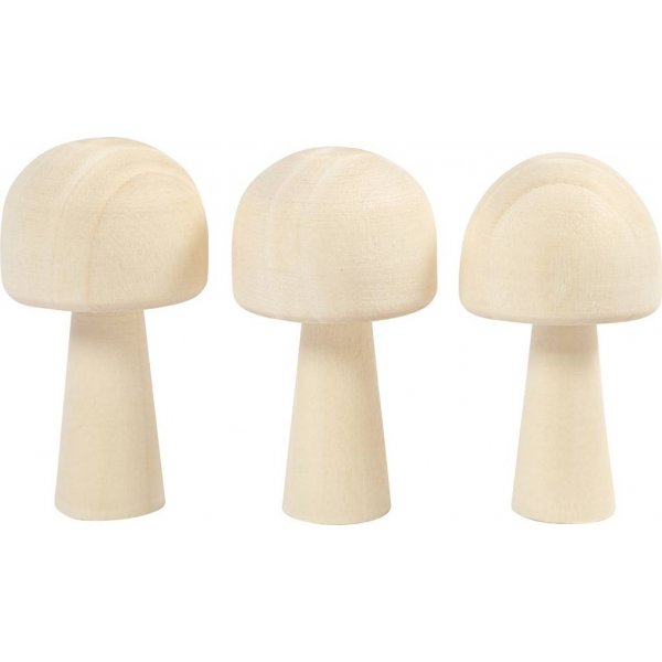 Houten spons - D2,9 cm - H5,2 cm - 3 st