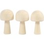 Houten spons - D2,9 cm - H5,2 cm - 3 st