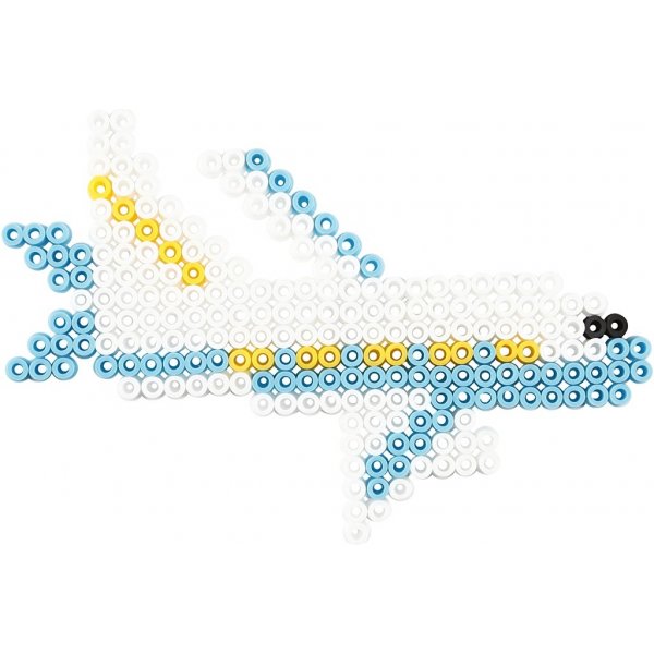 Parelbordjes - auto - vliegtuig - boot - tractor - bus en fiets - 6 st