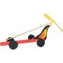 Houten auto met propeller 6 stuks