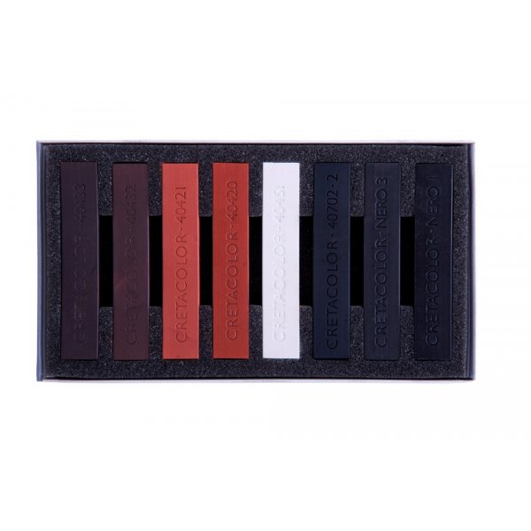 Cretacolor ArtStick pastelkrijt 13x6 mm - 8 kleurpotloden
