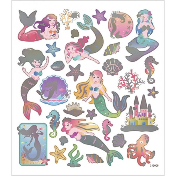 Stickers - zeemeermin