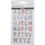 Diamantstickers - het alfabet