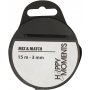 Satijnen lint - zwart - B3 mm - 15 m