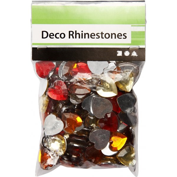 Strasstenen - rode harmonie - 6+10+14 mm - 252 st Strasstenen - rode harmonie - 6+10+14 mm - 252 st