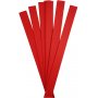 Sterstroken - rood - 11,5 cm - 100 stroken
