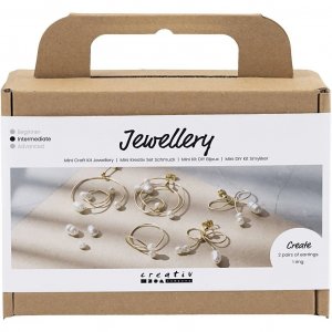 Mini DIY-kit - Oorbellen en ring