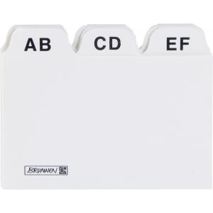 Schrijfkaarten - A8 AZ-index Schrijfkaarten - A8 AZ-index
