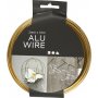 Aluminiumdraad - 2 mm - goud - 10 m