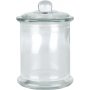 Glazen pot met deksel - 10 st