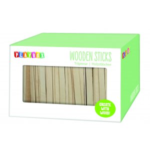 Houten stokjes in doos - 1000 st