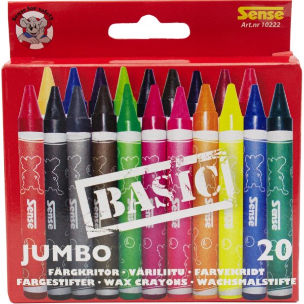 Kleurpotloden Basic Mini Jumbo 20-P
