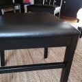 Klant imago Imitatie nappaleer Zwart - 140 cm