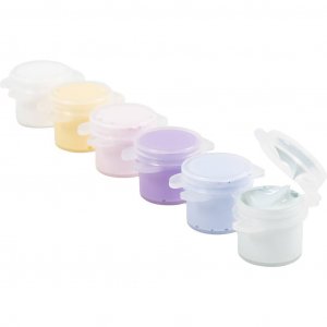 Plus Color hobbyverf - Pastelkleuren, 6 x 5 ml