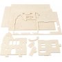 3D-bouwfiguur - Huis met balkon