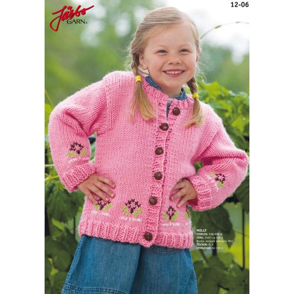 Breipatroon - Vest met geborduurde bloemen