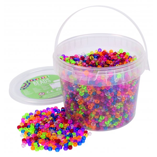 Kleine Congo-parels transparant - 450 g