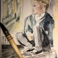 Klant imago Aquarelverf W&N Professional Volle kop - 465 Payne's grijs