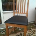 Klant imago Imitatie nappaleer Zwart - 140 cm