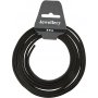 Leren band - zwart - 2 meter