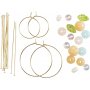 Mini DIY Kit Sieraden - Creolen met parels