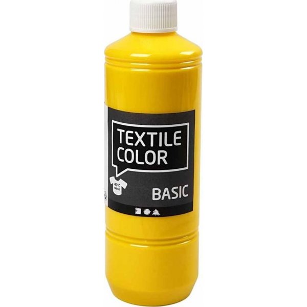 Textielkleur textielkleur - primair geel - 500 ml