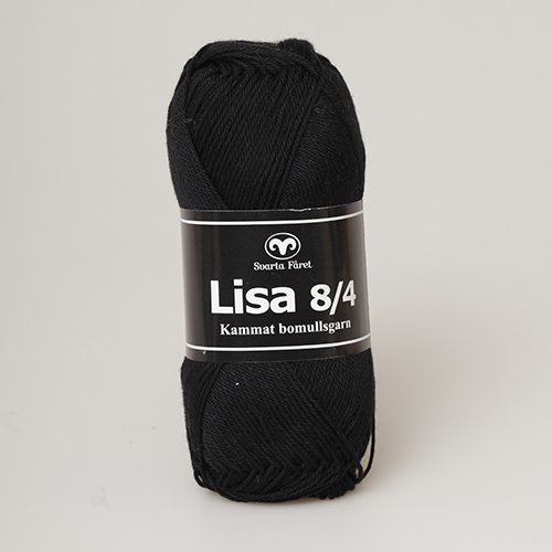 Zwart schaap Lisa 8/4 garen 50g