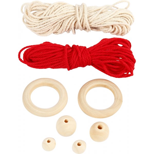 Mini DIY Kit - macramé Kerstman Mini DIY Kit - macramé Kerstman