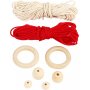 Mini DIY Kit - macram Kerstman