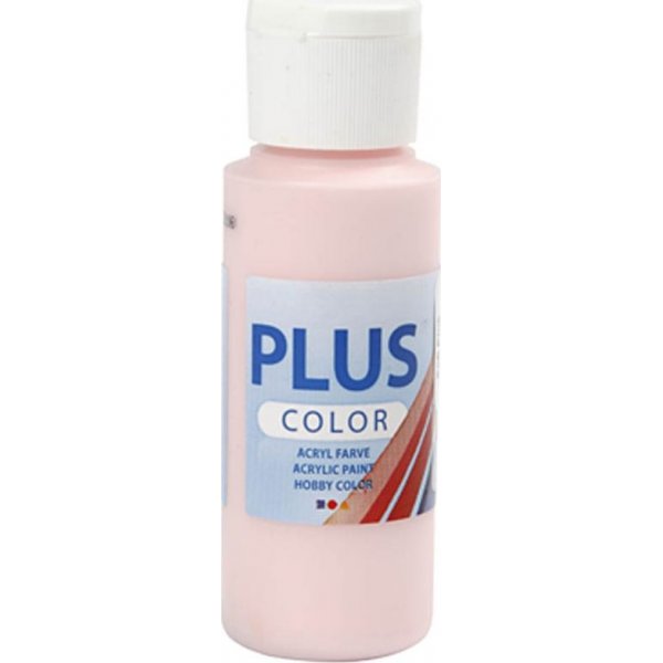 Plus Color Hobbyverf - zachtroze - 60 ml