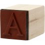 Stempels - letters en cijfers - 20 x 20 mm - 45 st