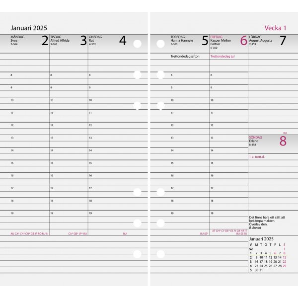 Systeemkalender - Agendabeheerder - Almanacksfrlaget