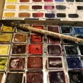 Klant imago Aquarelverf W&N Professional Half cup - 347 Citroengeel tint
