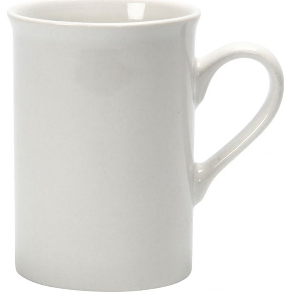 Mokken - wit - H10 cm - 7,4 cm
