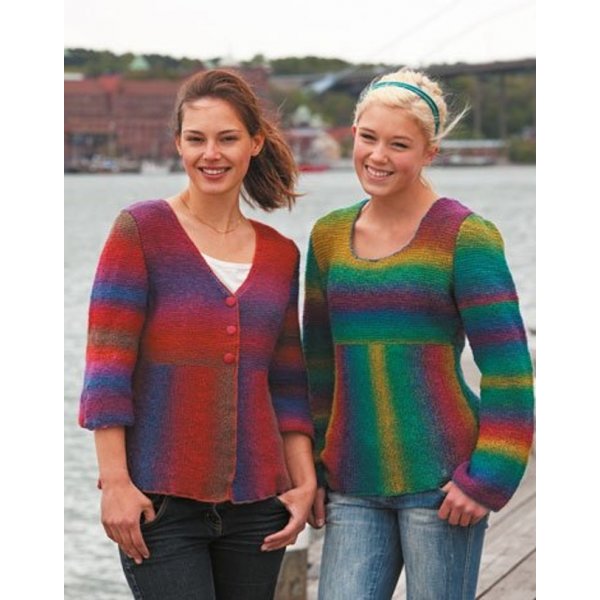 Breipatroon - Vest en trui in ribbelsteek