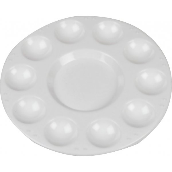 Palet - wit - Ø17 cm - 10 st Palet - wit - Ø17 cm - 10 st